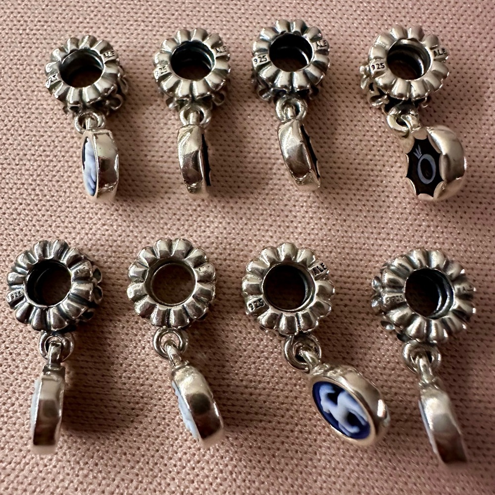 Retired‼️Authentic Pandora Cameo 925 ALE Stamped Zodiac Sign Dangle Charm ‼️